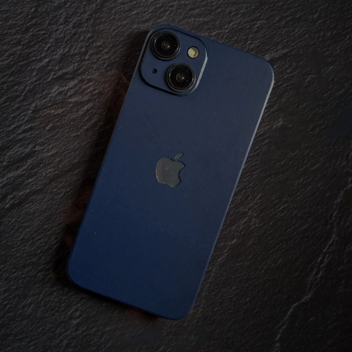 iPhone 12 Skin Matt Dark Navy