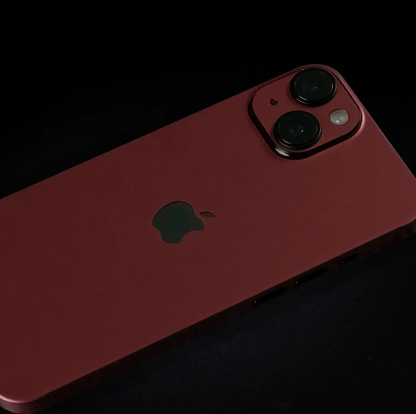 iPhone 15 Pro Max Skin Matt Rot Metallic