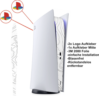 PS5 Playstation 5 Skin Mittelteil