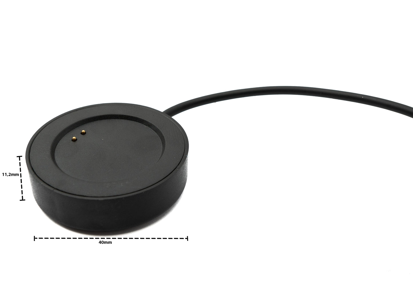 SYSTEM-S USB 2.0 Kabel 100 cm Ladestation für Realme T1 Smartwatch in Schwarz