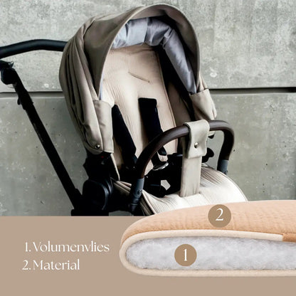 Sitzauflage Musselin – beidseitig & universal