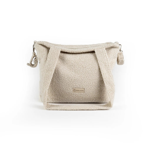 Wickeltasche Bouclé – für Kinderwagen