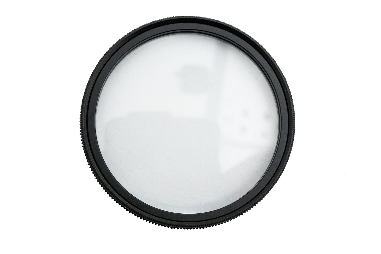 SYSTEM-S Star Burst Filter 52 mm 360° Cross Flare Linse für Smartphone Fotografie in Schwarz