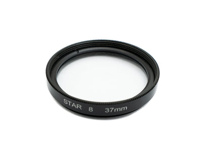SYSTEM-S Stern Filter Set 37 mm 4 6 8 Punkt Linse für Smartphone Fotografie in Schwarz