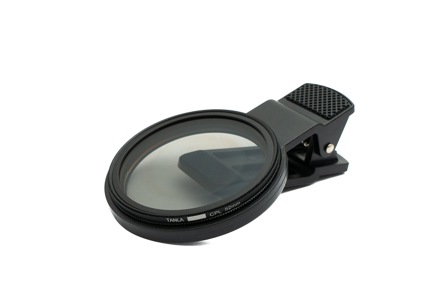 SYSTEM-S CPL 52 mm Filter Circular Polarizer Linse mit Clip für Smartphone in Schwarz