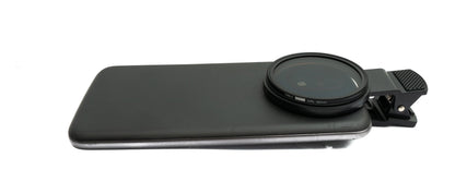 SYSTEM-S CPL 52 mm Filter Circular Polarizer Linse mit Clip für Smartphone in Schwarz