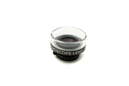 SYSTEM-S Super Makro Linse 30x 37 mm Mikroskop Filter mit Hülle für iPhone 15
