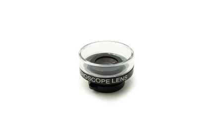 SYSTEM-S Super Makro Linse 30x 37 mm Mikroskop Filter mit Hülle für iPhone 15 Plus