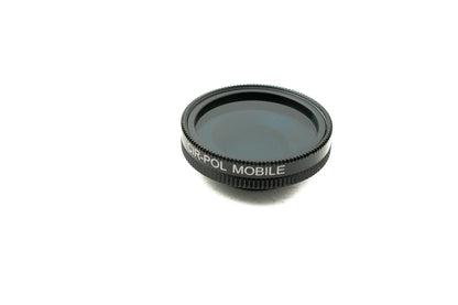 SYSTEM-S CPL Filter 37 mm Circular Polarizer Linse mit Hülle für iPhone 15 Plus