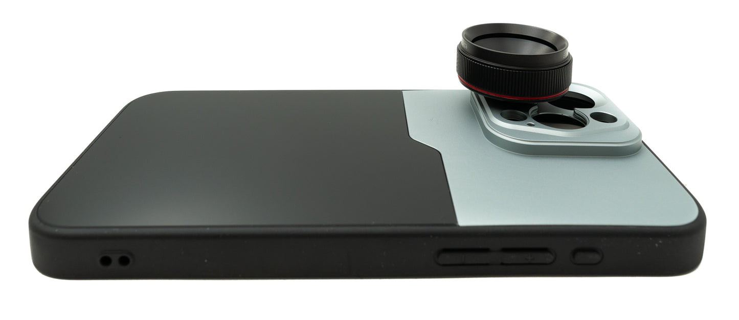 SYSTEM-S CPL Filter 37 mm Circular Polarizer Linse mit Hülle für iPhone 15 Pro Max