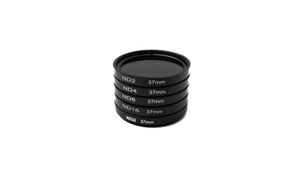 SYSTEM-S ND Filter Set 37 mm Neutraldichte mit Gewinde Hülle und Tasche für iPhone 15