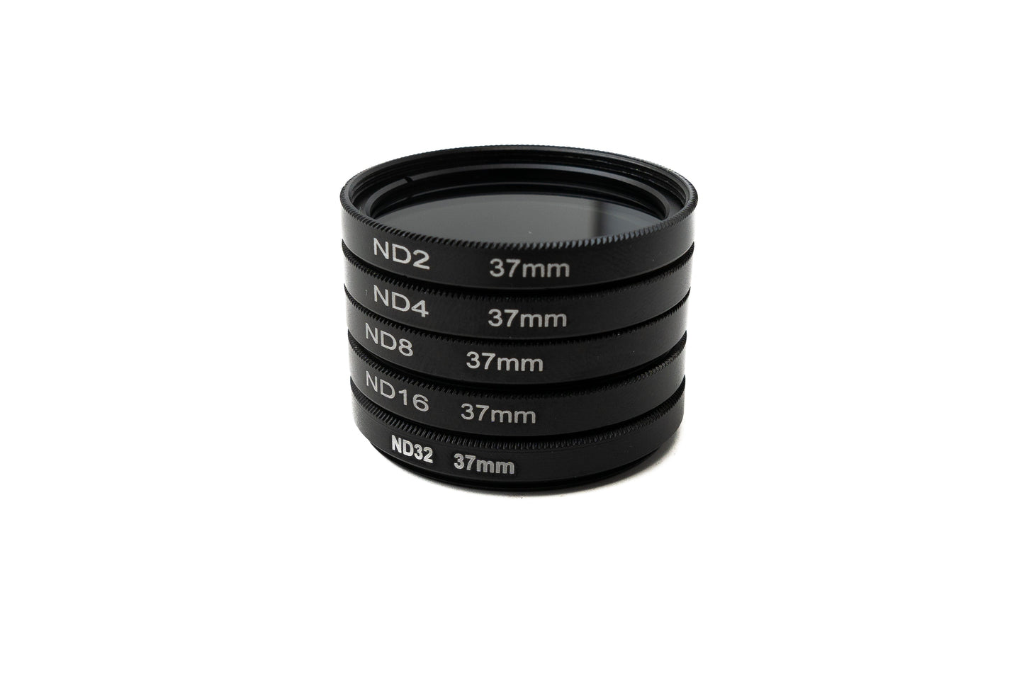 SYSTEM-S ND Filter Set 37 mm Neutraldichte mit Gewinde Hülle und Tasche für iPhone 15 Plus