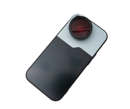 SYSTEM-S Farbfilter Set 37 mm 6 Stück Farbe Linse Filter mit Gewinde Hülle für iPhone 15