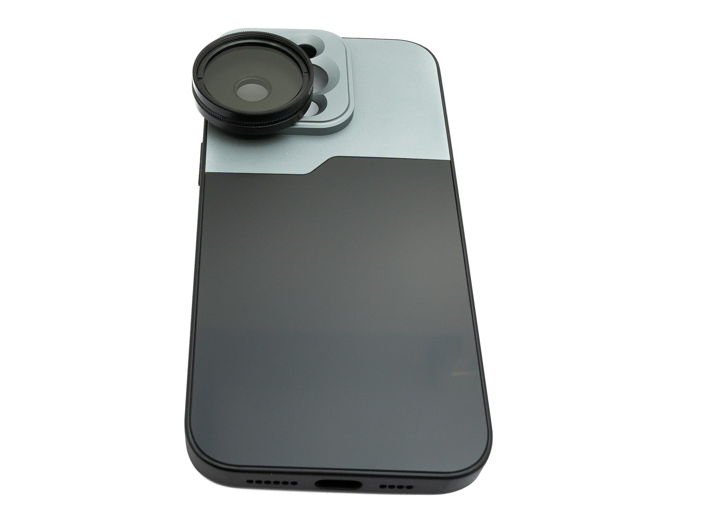 SYSTEM-S CPL Filter 37 mm Circular Polarizer Linse mit Gewinde Hülle für iPhone 14 Pro Max