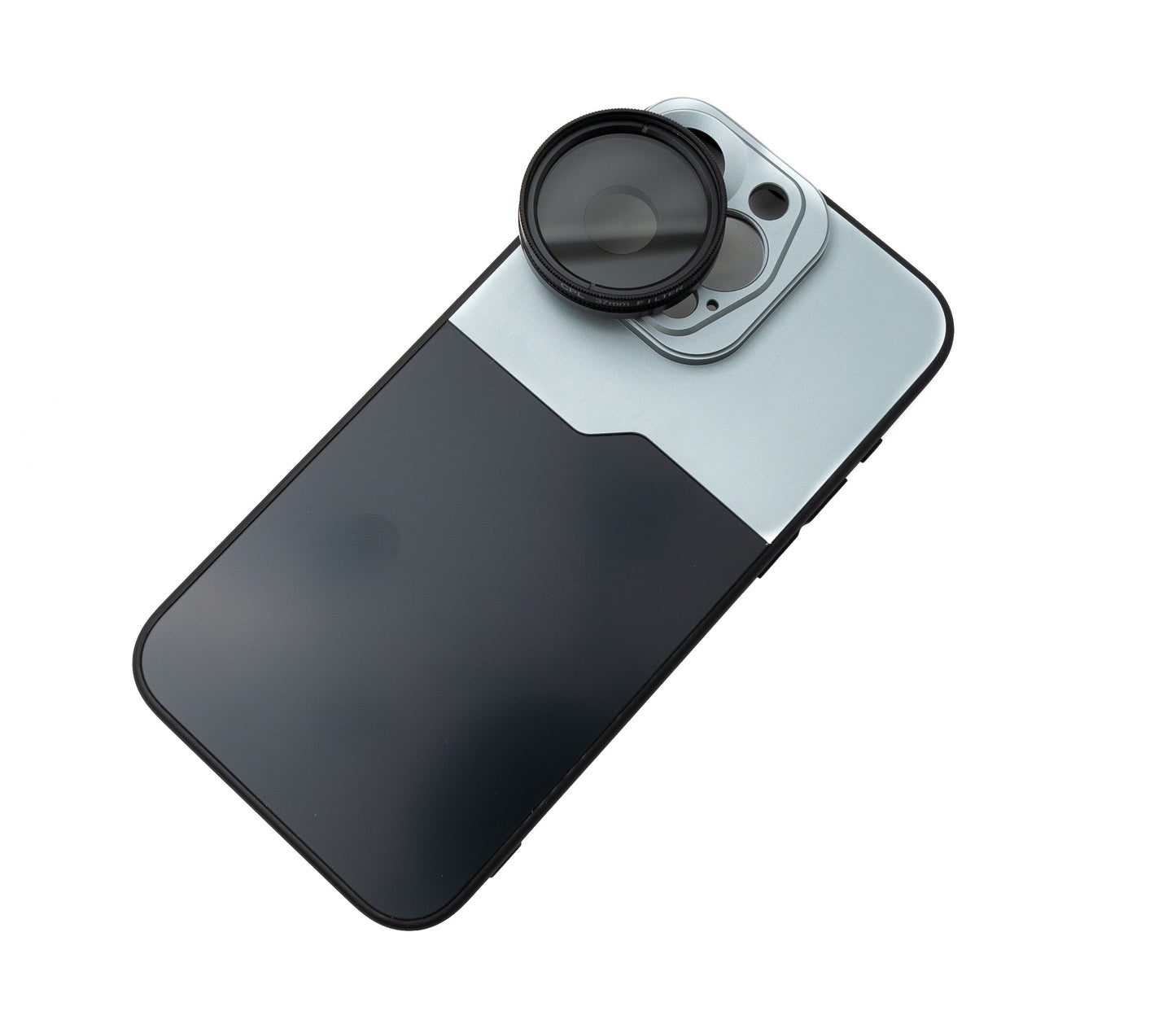 SYSTEM-S CPL Filter 37 mm Circular Polarizer Linse mit Gewinde Hülle für iPhone 15 Pro Max