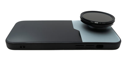 SYSTEM-S CPL Filter 52 mm Circular Polarizer Linse mit Gewinde Hülle für iPhone 15 Plus