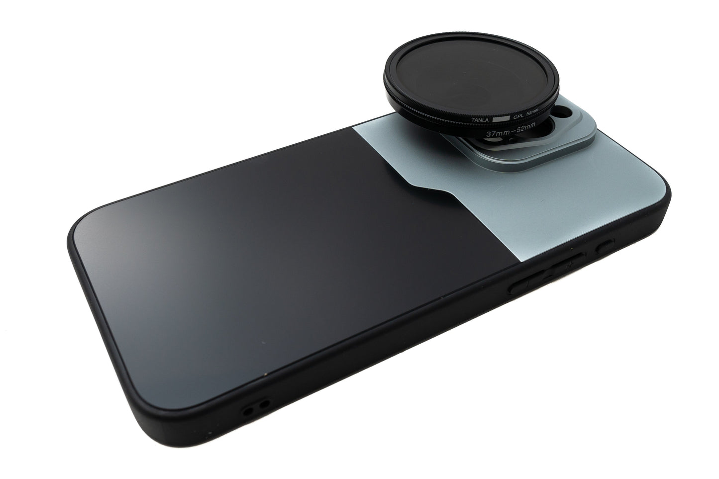 SYSTEM-S CPL Filter 52 mm Circular Polarizer Lens with Thread Case for iPhone 15 Pro Max