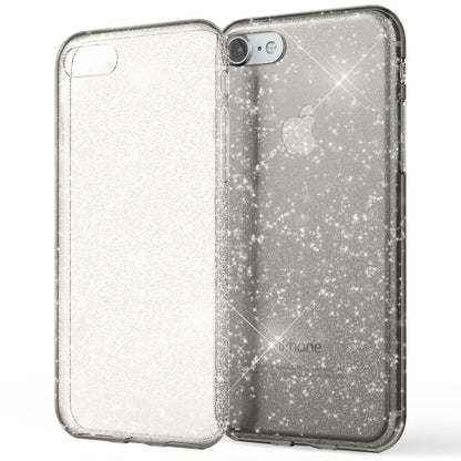 NALIA Handy Hülle für iPhone SE 2020 / 8 / 7, Glitzer Case Cover Schutz Tasche