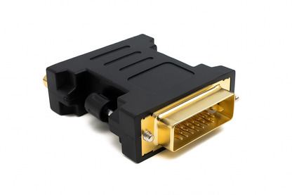 System-S DVI-I (24+5) auf DVI-D (24+1) Adapter – Vergoldete Kontakte, stabile Schraubverbindung, digitale Signalübertragung, Plug & Play – Modell 65524142