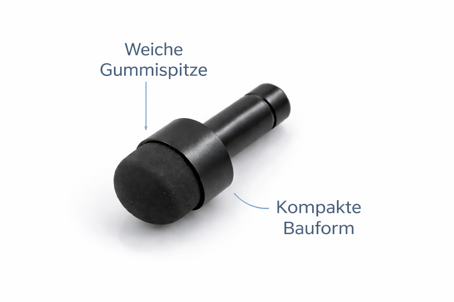 SYSTEM-S Mini Stylus Touch Pen für Touchscreen-Geräte schwarz - DREIKS