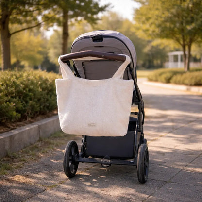 Mom Bag Bouclé – Shopper für den Kinderwagen