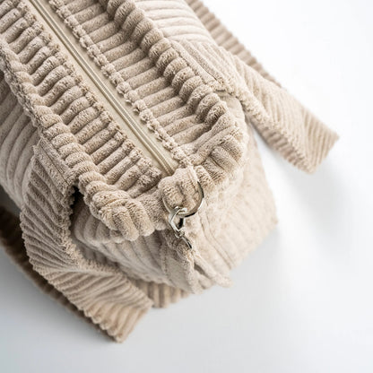 Wickeltasche Cord – für Kinderwagen