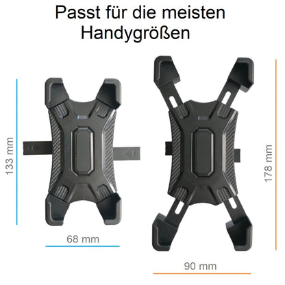 Mobile Phone Holder for Bicycle and Motorrad 360° Rotation