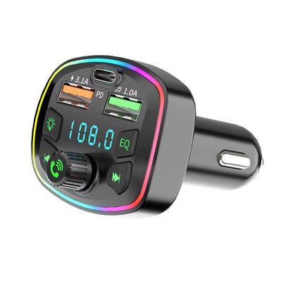 FM Transmitter Car Radio Bluetooth Adapter Dual USB PD Charger