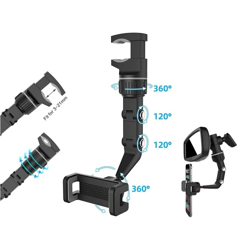 Car holder rear-view mirror cell phone car holder mobile holder mirror