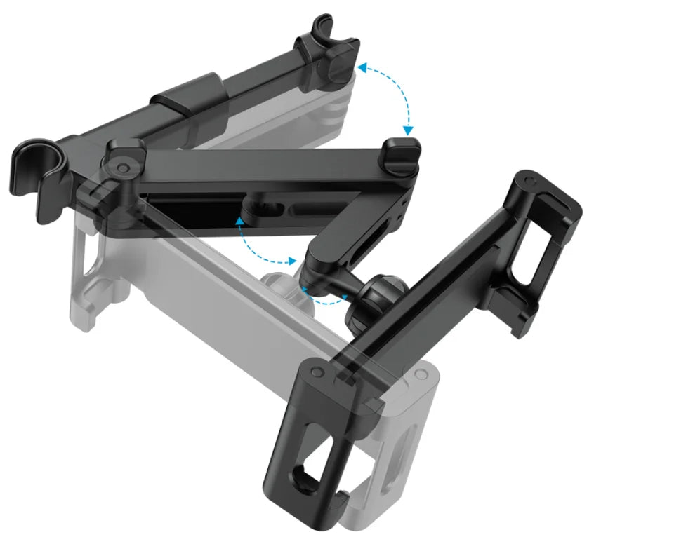 Car holder headrest car mount extendable