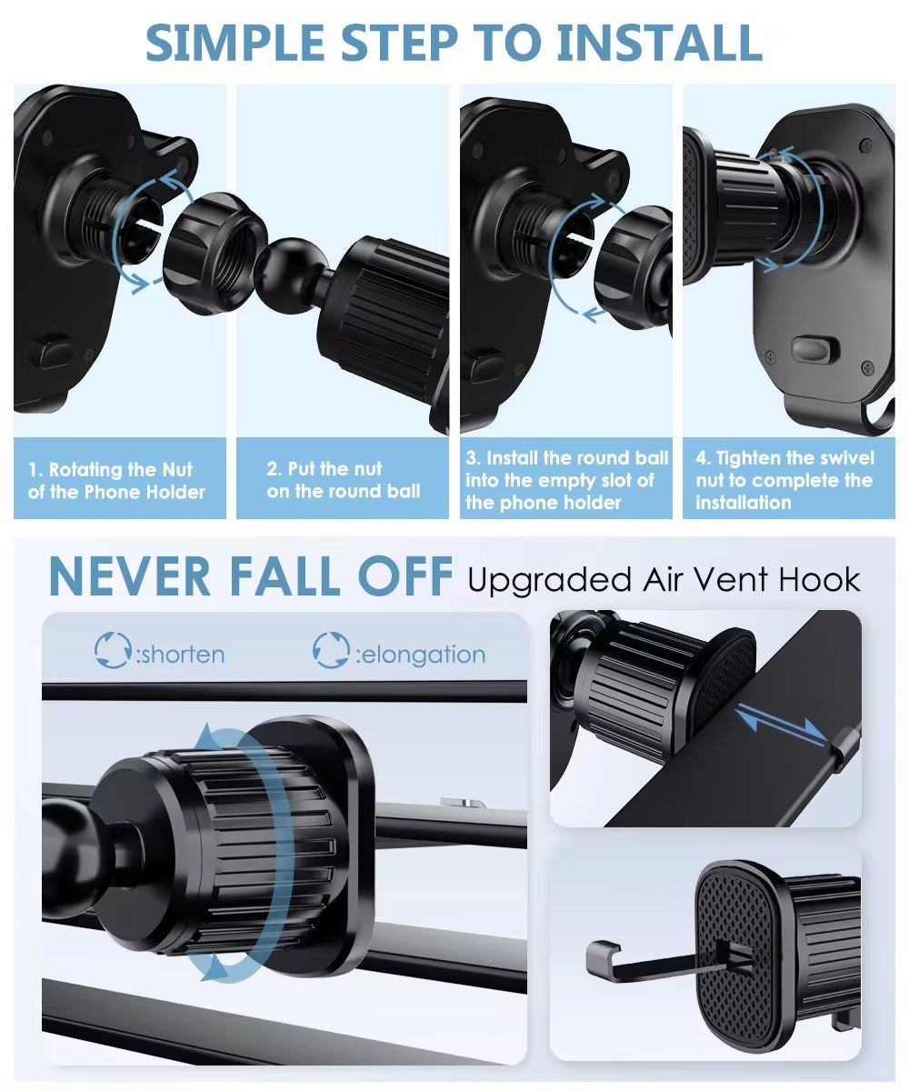 Car holder air vent cell phone car holder mobile holder