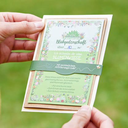 Flower sponsorship for 10 m² flower meadow