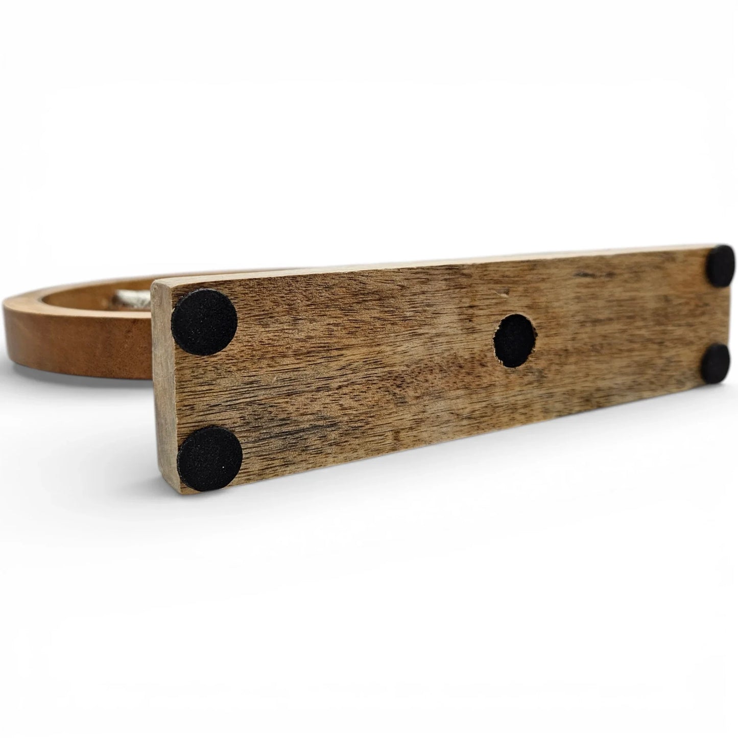 Holzschild mit Blumen Deko Schild Aufsteller Holzschild Metall Rosen Geschenk Mangoholz