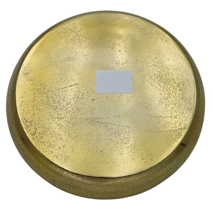 Dekoteller Gold Metall Teller Schale Dekotablett Kerzenteller Dekoschale Ø20cm