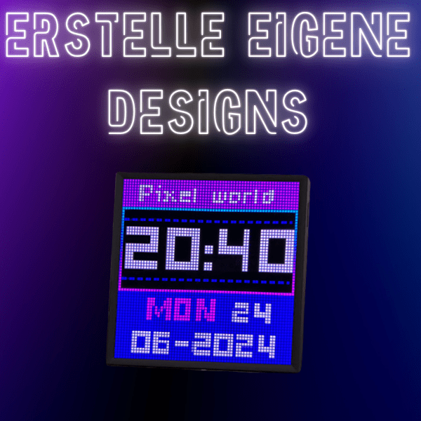 LED Pixel Matrix Bluetooth Smart Display (64x64)