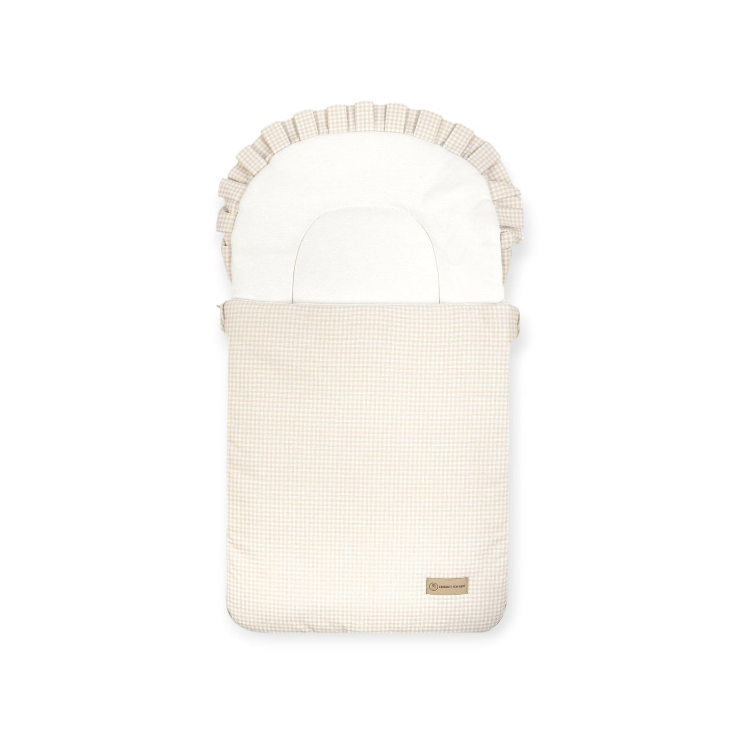 Baby sleeping bag Dreamy cotton checked – Stylish all-year-round sleeping bag