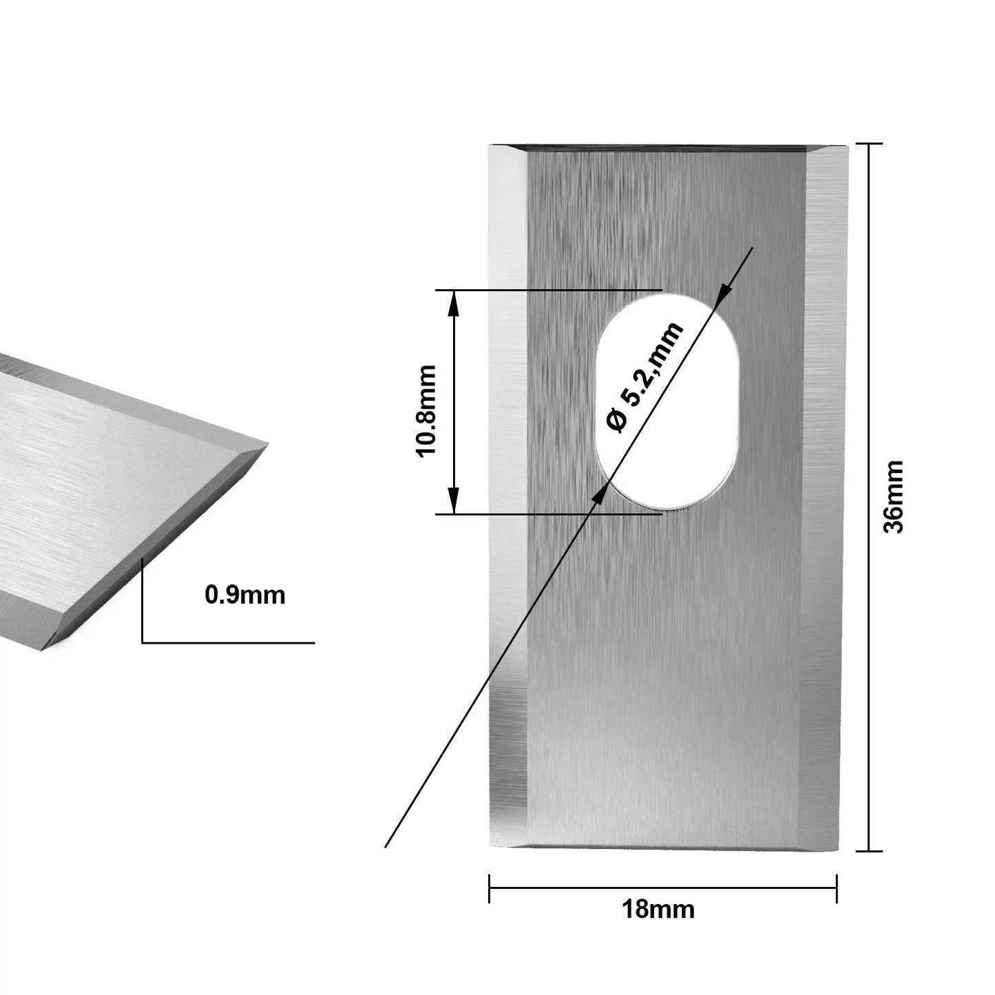 Edelstahl Klingen f. Mova LiDAX 1600 & 2000 AWD | 36mm