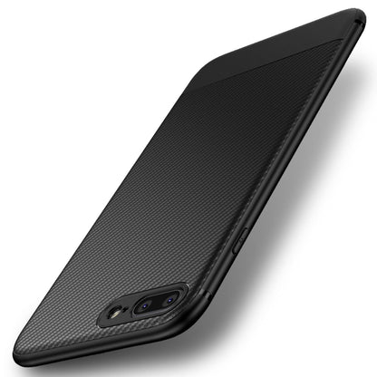 NALIA Hülle für iPhone 8 Plus / 7 Plus, Slim Handyhülle Case Cover Carbon Look