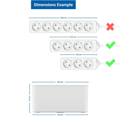 Cable Management Box Cable Organizer