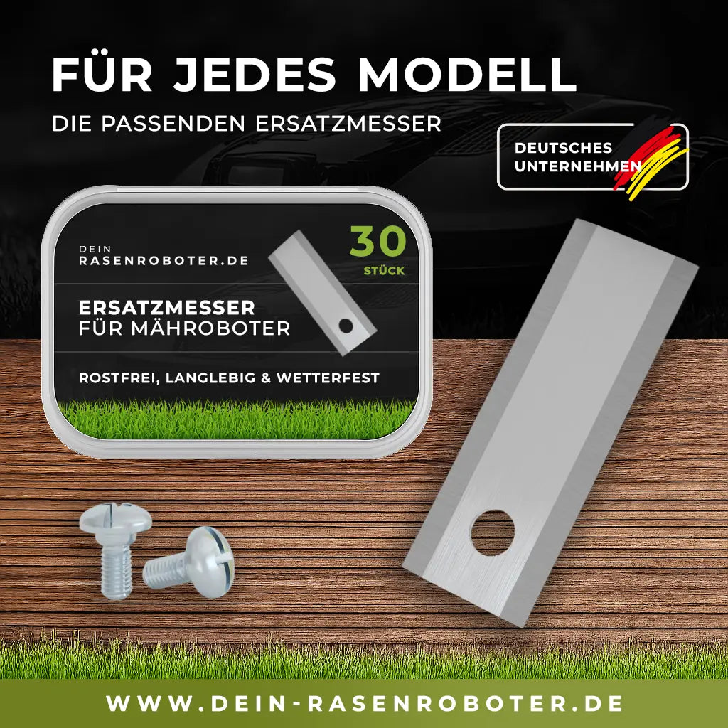 Edelstahl Ersatzklingen Stiga Mähroboter A 1500 und A 3000 – 30 Stück