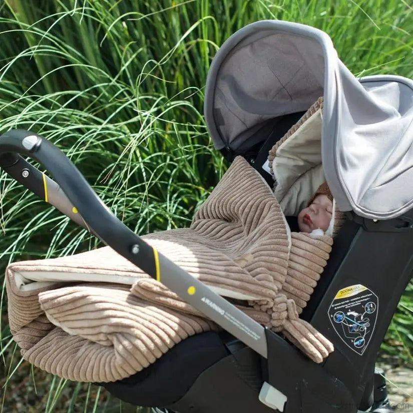 Einschlagdecke Cord – 2.5 TOG Babyschale