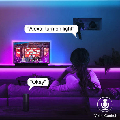 Smart LED Strip Lights App Music Alexa RGB