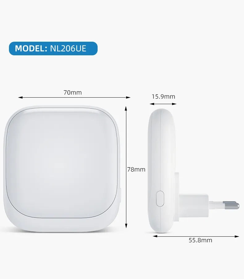 2 Pieces LED Night Light Plug-In with Twilight Sensor