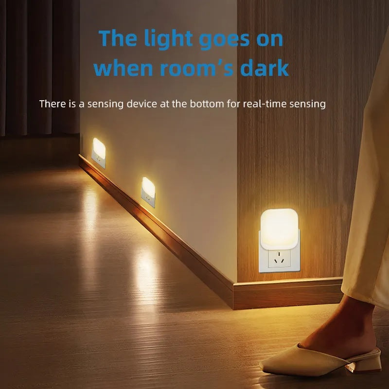 2 Pieces LED Night Light Plug-In with Twilight Sensor