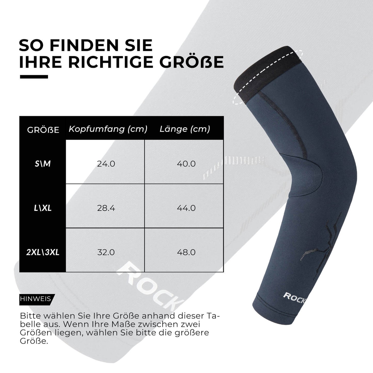 Fahrrad Armlinge Winter Thermo S-3XL (1 Paar)