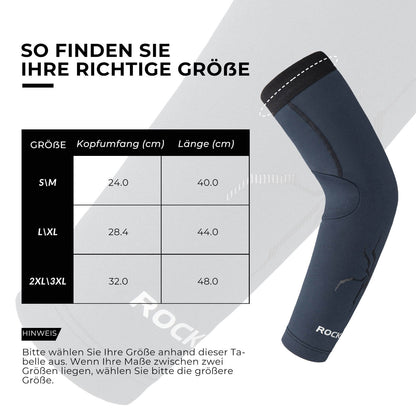 Fahrrad Armlinge Winter Thermo S-3XL (1 Paar)