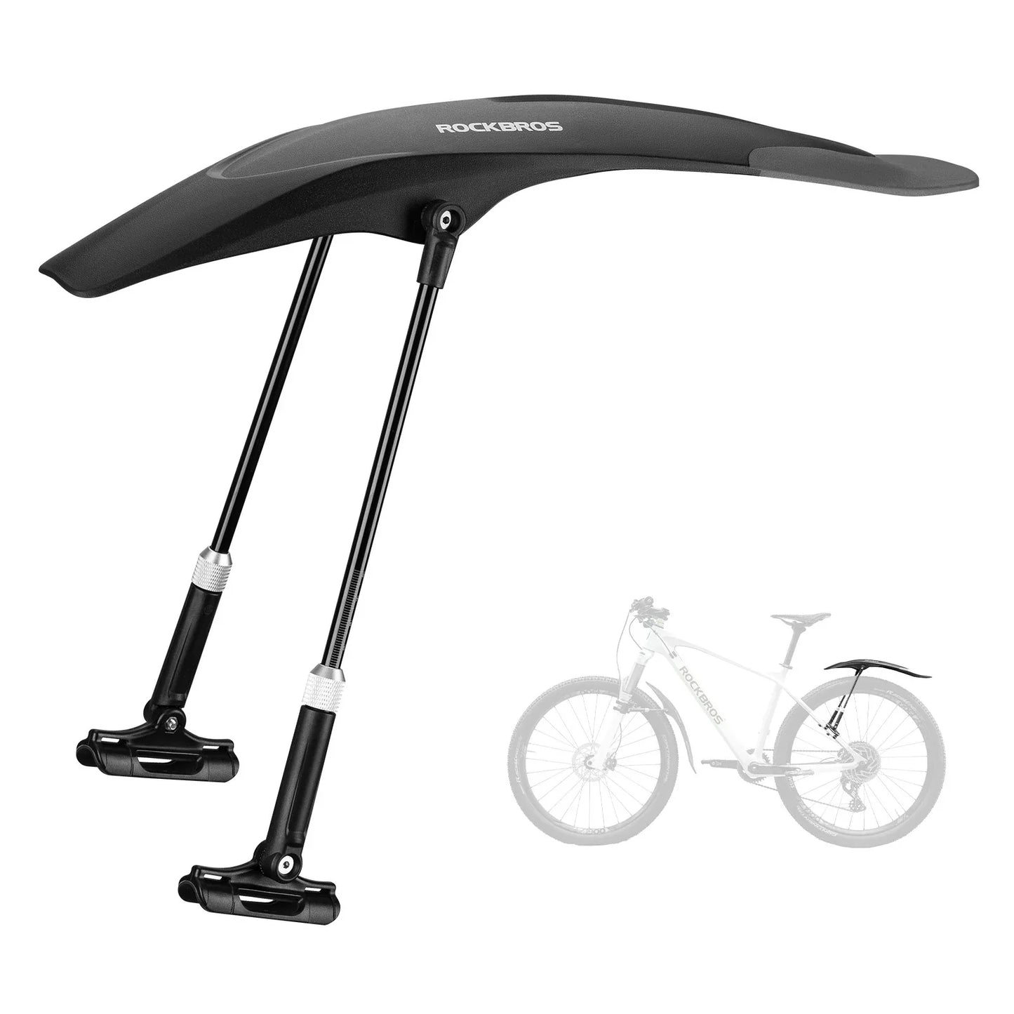 Fahrrad Schutzbleche Set Vorne/Hinten Flexible Fahrradschutzblech Verstellbar