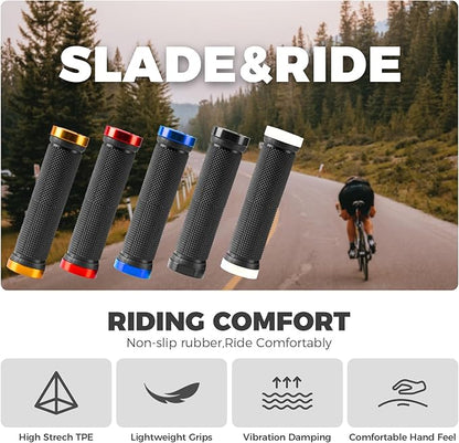 Fahrradgriffe 22mm mit Aluminium Lock-On System