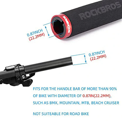 Fahrradgriffe, Lenkergriffe & Handgriffe – rutschfest, Stoßdämpfend & Leicht, Schaumstoff