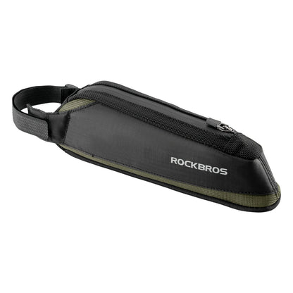 Fahrradtasche Reflektierende Oberrohrtasche Dunkelgrün 0.65L